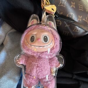 Authentic pop mart labubu Lychee